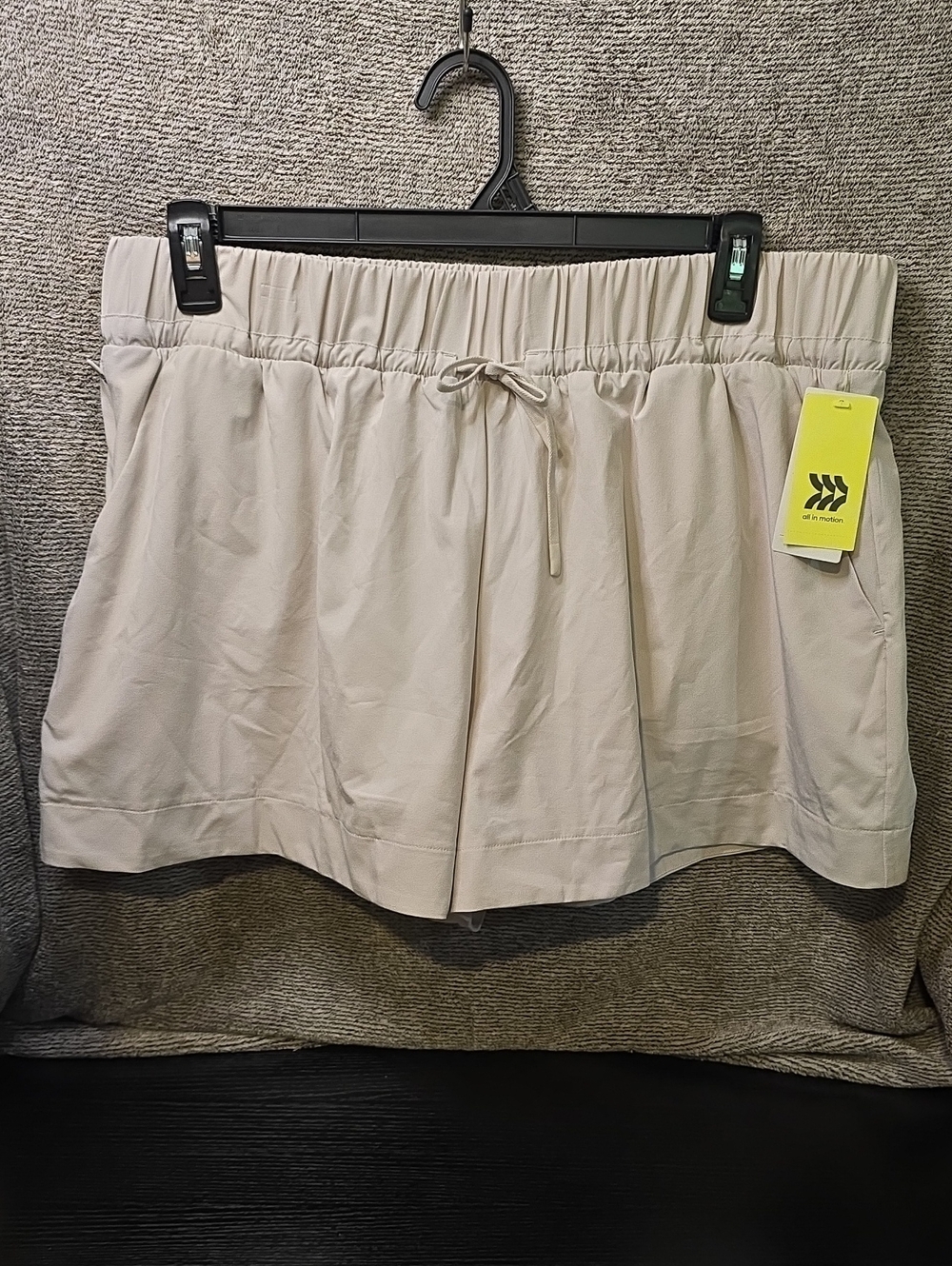 all in motion Neutral Beige Drawstring Shorts